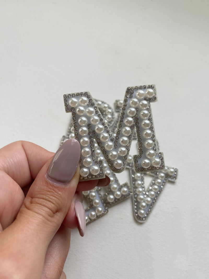 Pearl Letters (For Canvas Bags and Slippers ONLY)