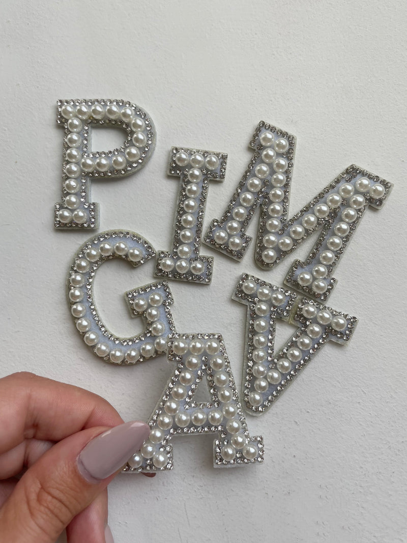 Pearl Letters (For Canvas Bags and Slippers ONLY)